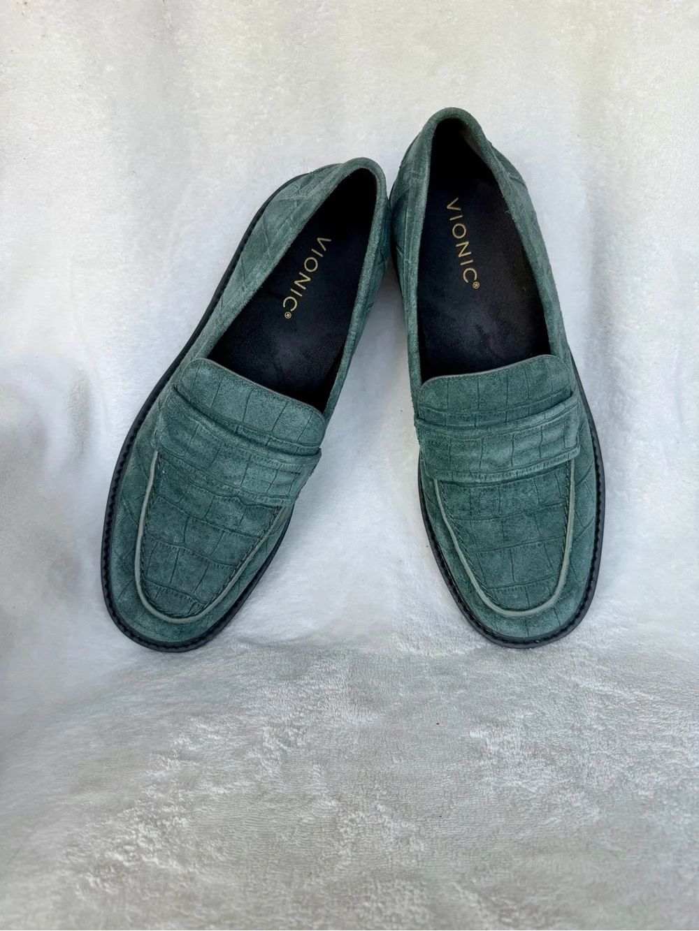 Vionic Caitlin Womens Green Loafers & Slip-Ons Size 10